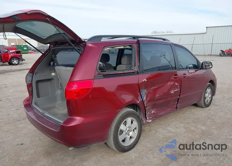 2007 Toyota Sienna Ce z USA, uszkodzony, nr VIN 5TDZK23C17S090298